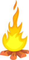 Nockenfeuer-Clipart-Designillustration png