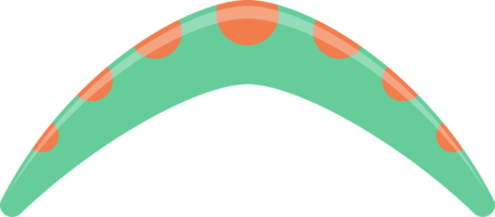 illustration de conception clipart boomerang en bois png