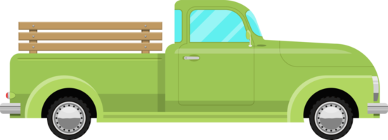 retro pickup clipart design illustration png