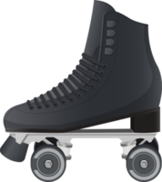 Ice and roller skates clipart design illustration png