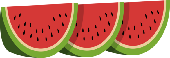 illustration de conception clipart fruits pastèque png