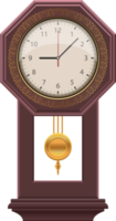 illustrazione di design clipart orologio da parete vintage png