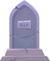 Grave stone clipart design illustration png