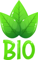 illustrazione di progettazione clipart bio emblema png