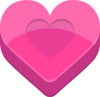 Heart shape clipart design illustration png