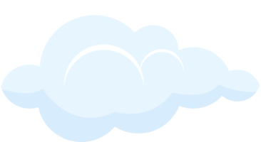 Ilustración de diseño de imágenes prediseñadas de nube blanca png