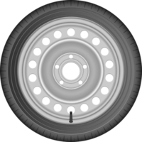 Car tyre clipart design illustration png