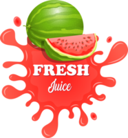 Fruit juice splashes clipart design illustration png