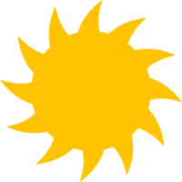 ilustração de design de clipart de conjunto de ícones de sol png