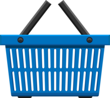 Supermarket basket clipart design illustration png