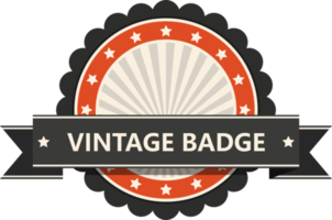 vintage badge clipart ontwerp illustratie png