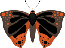 Ilustración de diseño de imágenes prediseñadas de mariposa
