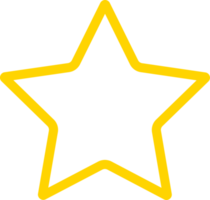 ilustração de design de clipart de estrelas douradas png