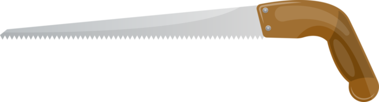 illustration de conception de clipart de scie domestique png