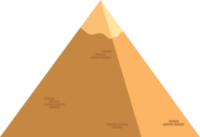 ägyptische Pyramide-Clipart-Design-Illustration png
