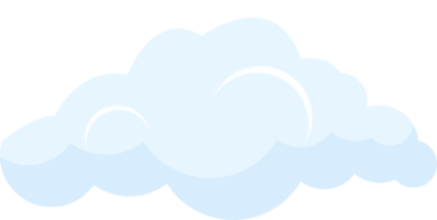 illustration de conception clipart nuage blanc png