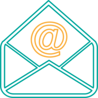 Email and mail icon sign symbol design png