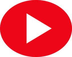 design de sinal de ícone de player de vídeo de botão png
