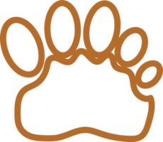 Animal footprint icon sign design png