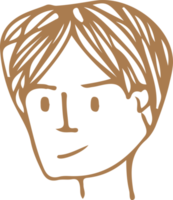 persone faccia icona avatar mano disegnare segno design png