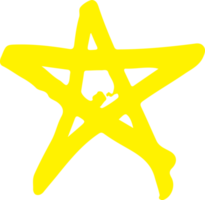 Sternsymbol Hand zeichnen Zeichen Symboldesign png