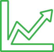 Graph chart icon sign design png