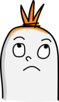 simpatico personaggio salsiccia cartone animato emozione icona segno png