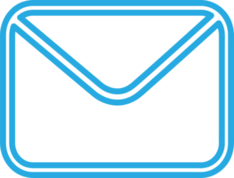 diseño de símbolo de signo de icono de correo electrónico y correo png