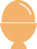 diseño de símbolo de signo de icono de huevo png