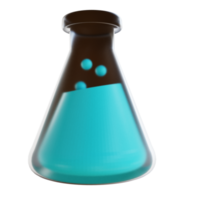 3D illustration test tube png