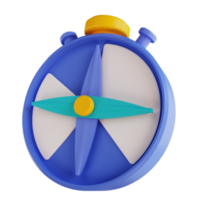 3D illustration compass png