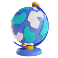 globo de ilustração 3D