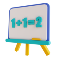 3d illustratie whiteboard png