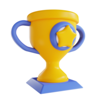 3D illustration Trophy png