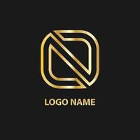 N logo company design vector