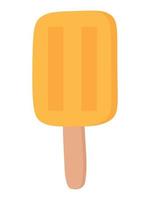 Bright pattern of ice cream. Flat doodle clipart. All objects are repainted. vector