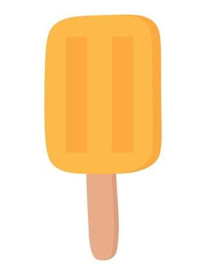 Bright pattern of ice cream. Flat doodle clipart. All objects are repainted.