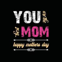 mother's day t-shirt design vector Premium Vector