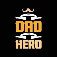 father's day t-shirt design vector Premium Vector