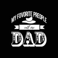 father's day t-shirt design vector Premium Vector