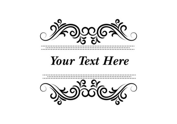 Vintage calligraphic vignettes and dividers, Vintage ornamental dividers, Hand drew decorative borders in retro style for greeting cards