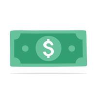 Vector dollar sign, money icon, dollar symbol.