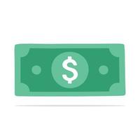 Vector dollar sign, money icon, dollar symbol.