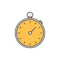 Modern creative stopwatch icon vector