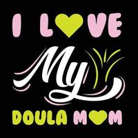 mother's day t-shirt design vector Premium Vector