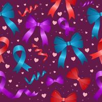 Seamless Ribbons Background vector