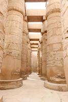 Columns in Hypostyle Hall of Karnak Temple, Luxor, Egypt photo