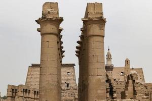 Columns in Luxor Temple, Luxor, Egypt photo