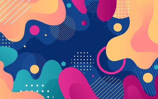 Modern Abstract Fluid Background