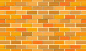 Brick different shades wall simple background. Seamless pattern vector